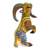 Yellow Ram Alebrije, Copal Wood