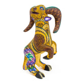 Yellow Ram Alebrije, Copal Wood