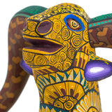 Yellow Ram Alebrije, Copal Wood