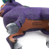 Purple Ram with Blue-Green Horns Alebrije, Copal Wood
