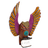 Owl on Book Alebrije, Copal Wood