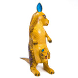 Kangaroo with Baby Alebrije, Copal Wood