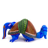 Blue Anteater Alebrije, Copal Wood