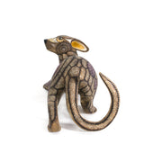 Crouching Dachshund Dog, Copal Wood