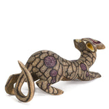 Crouching Dachshund Dog, Copal Wood