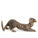 Crouching Dachshund Dog, Copal Wood