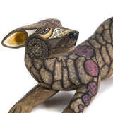 Crouching Dachshund Dog, Copal Wood