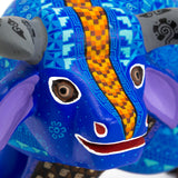 Blue Bull Alebrije, Copal Wood