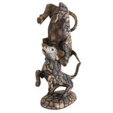 Two Bulls Fighting, Copal Wood