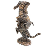 Two Bulls Fighting, Copal Wood