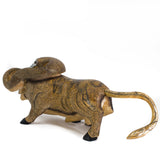 Bull and Snake Fight Alebrije, Copal Wood