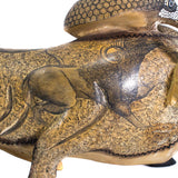 Bull and Snake Fight Alebrije, Copal Wood