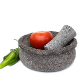 Pot Shaped Molcajete, Basalt Stone