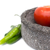 Pot Shaped Molcajete, Basalt Stone