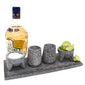 Tequila Tasters' Set, Basalt Stone