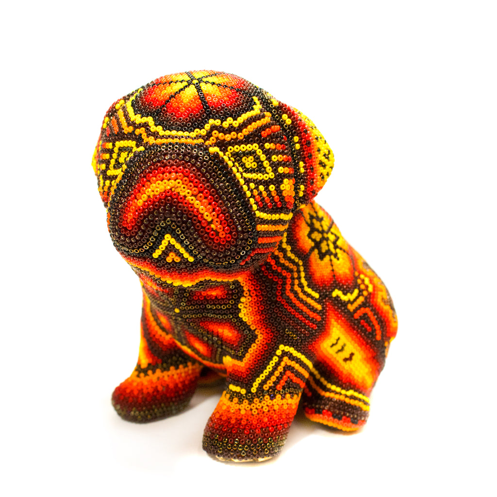 Small Pug, Beads Art