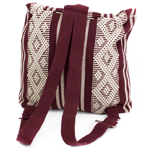 Backpack 15x15 Inches, Oaxacan Backstrap Weaving