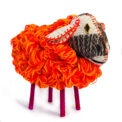 Small Orange Sheep, Wool