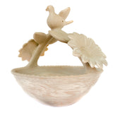 Birds and Flowers Clay Basket, Chiapas Pottery