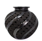 Striped Jug, Oaxaca Black Clay