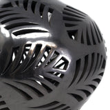 Palm Leaves Jug, Black Clay