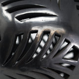 Palm Leaves Jug, Black Clay