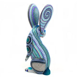 Round-Eared Standing Rabbit Alebrije, Copal Wood