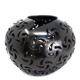 Medium Rehiletes Sphere, Black Clay