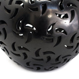 Medium Rehiletes Sphere, Black Clay