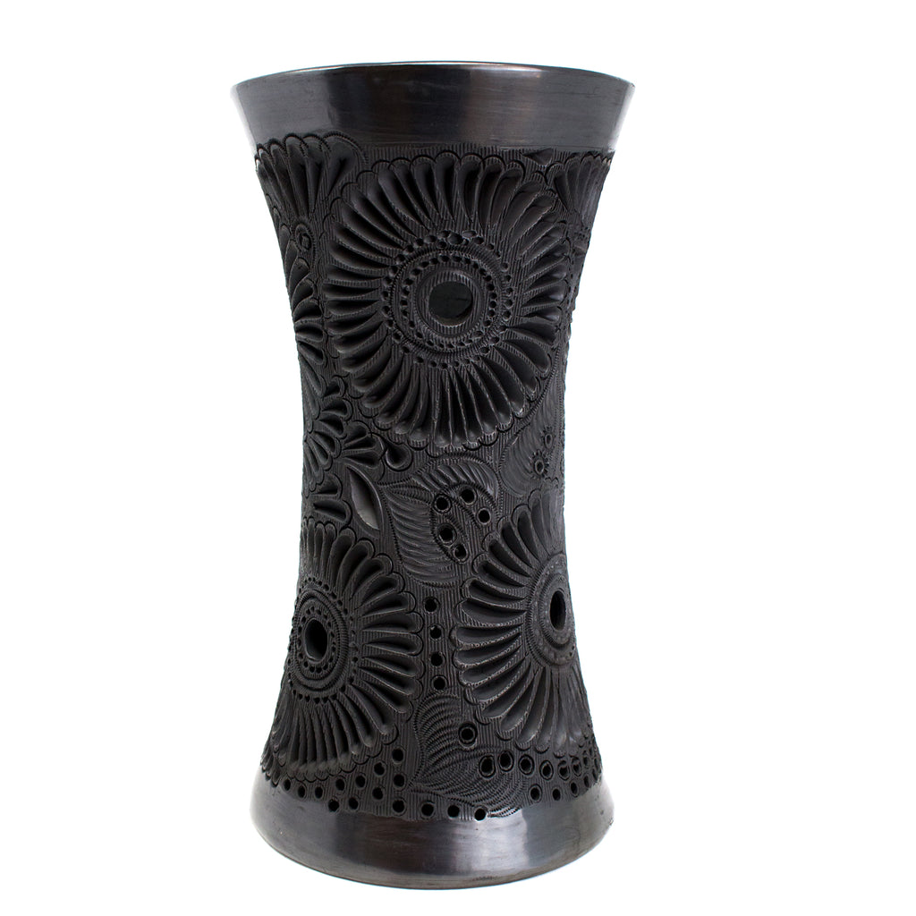 Nature Cup Flower Pot, Oaxaca Black Clay