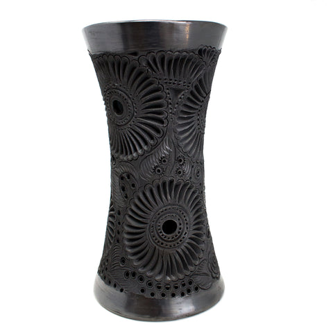 Nature Cup Flower Pot, Oaxaca Black Clay