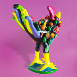 Standard Fruit-covered Rooster, Betus Clay