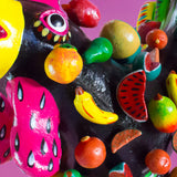 Standard Fruit-covered Rooster, Betus Clay