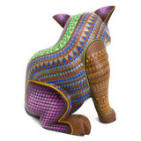 Bathing Wildcat Alebrije, Copal Wood