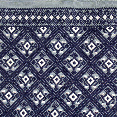 Gray & Blue Hanging Backstrap Loom, Backstrap Weaving