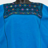 Royal Blue Huipil, Pedal Loom