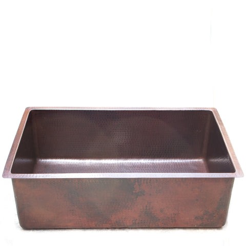 Tally Styled Sink, Copper