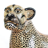 Large Jaguar Mother with Cub on Her Tail, Chiapas Pottery