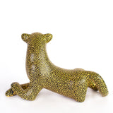 Teen Jaguar Laying Down, Chiapas Pottery