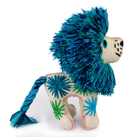 Small Blue Lion, Wool