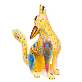 Howling Wolf Alebrije, Copal Wood