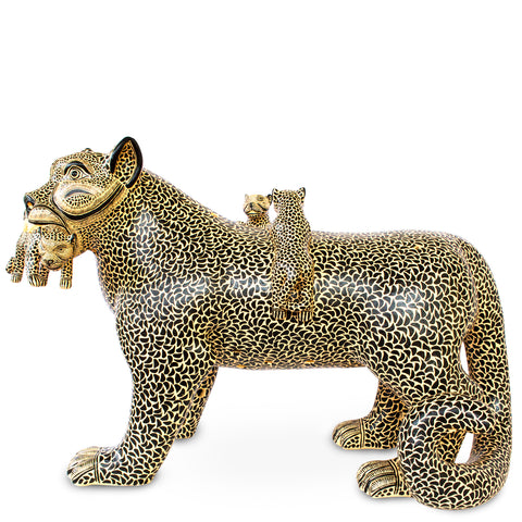 Extra Large Jaguar Mother, Chiapas Pottery