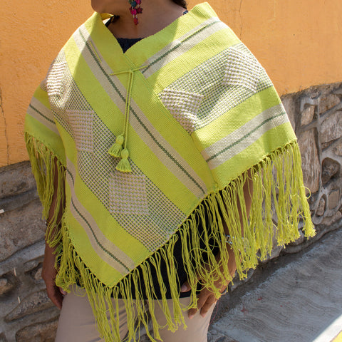 Shawl, Oaxacan Backstrap Weaving