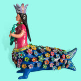 Flower Covered Siren, Betus Clay