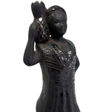 Tuxtepec Woman Carrying a Pineapple, Oaxaca Black Clay