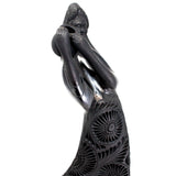 Yalalag Woman carrying a Jug, Oaxaca Black Clay