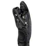 Yalalag Woman carrying a Jug, Oaxaca Black Clay