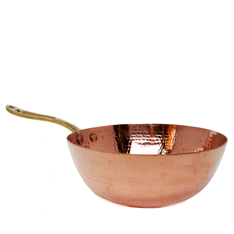 Bronze Handle Cacerole, Copper