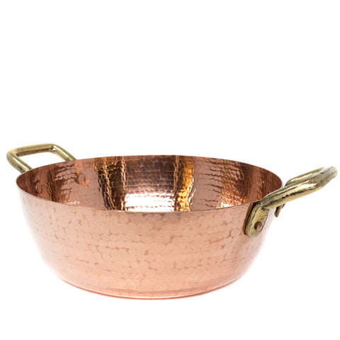 Double Bronze Handle Casserole, Copper