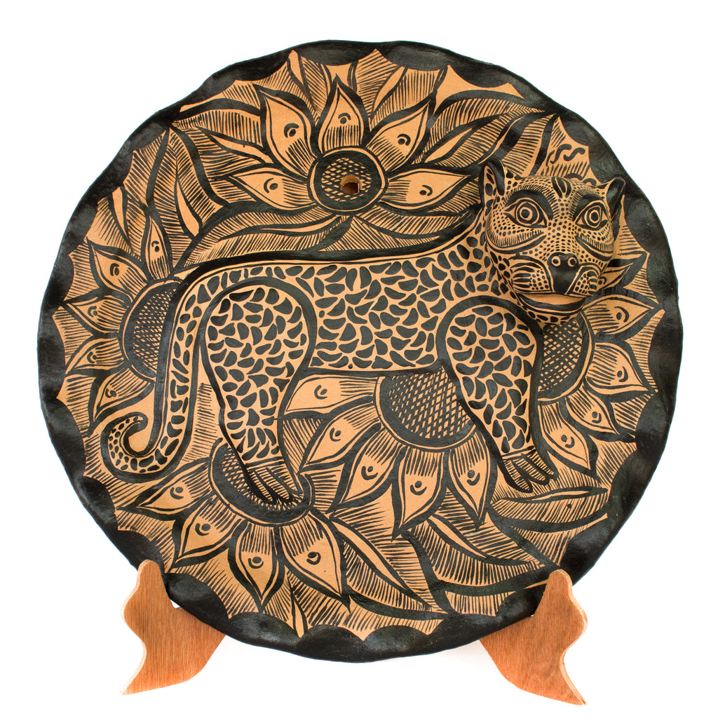 Jaguar Dish, Chiapas Pottery